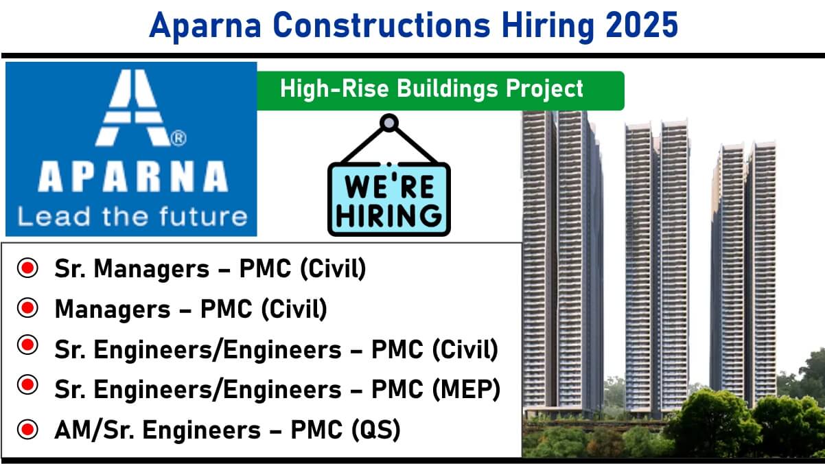 Aparna Constructions Hiring 2025