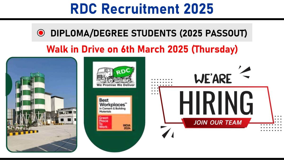 RDC Recruitment 2025