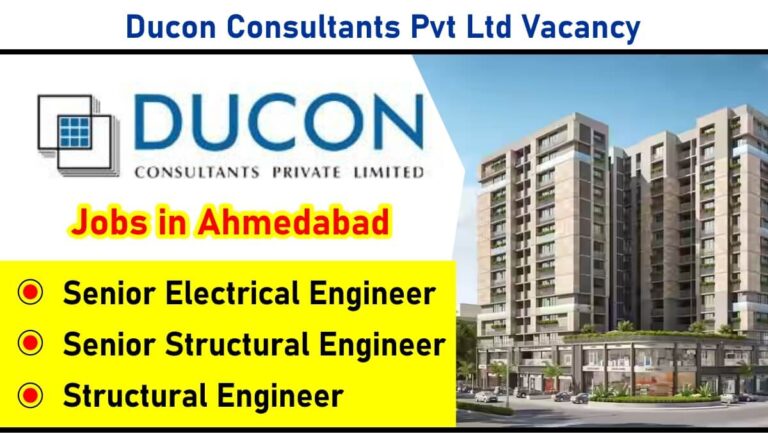 Ducon Consultants Pvt Ltd Vacancy