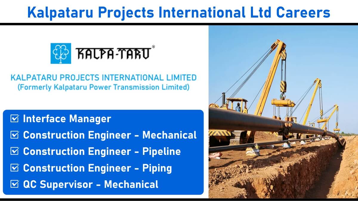 Kalpataru Projects International Ltd Careers