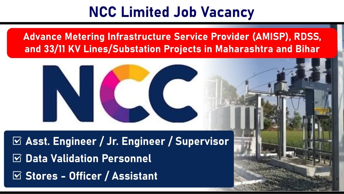 NCC Limited Job Vacancy