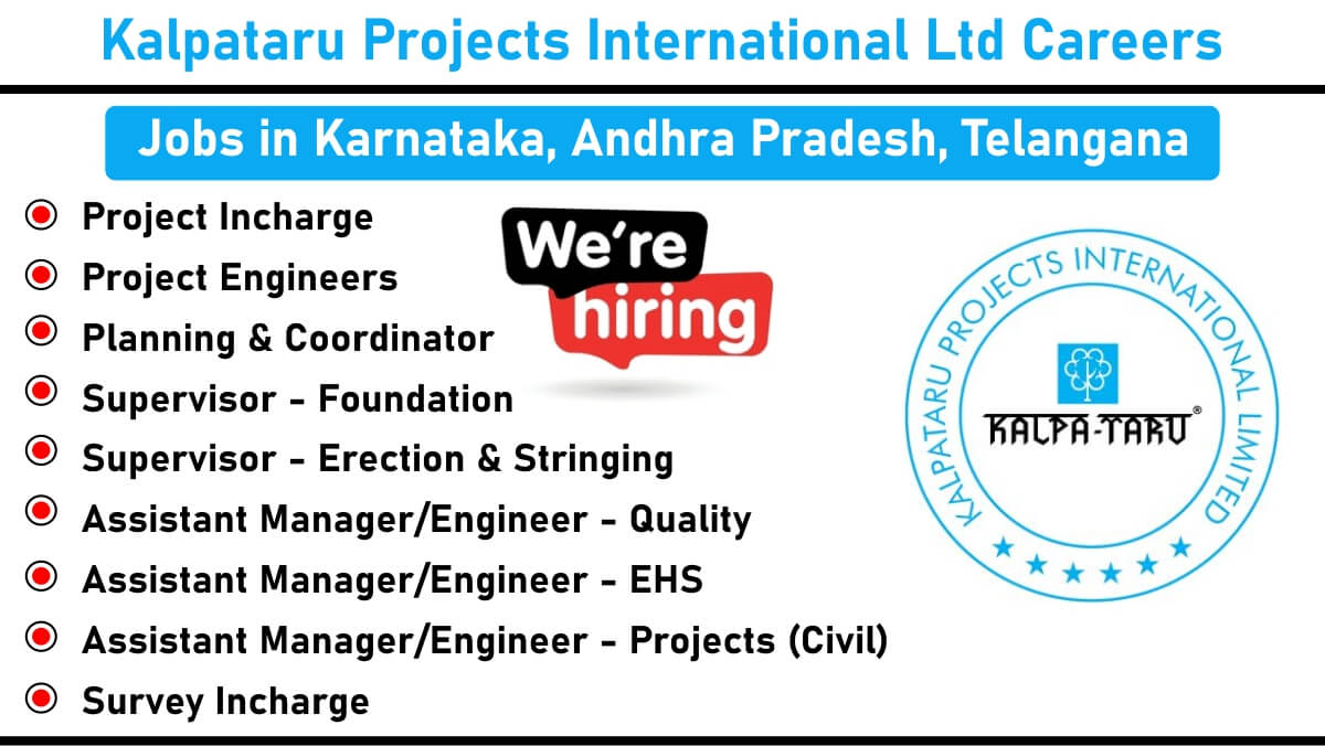 Kalpataru Projects International Ltd Careers