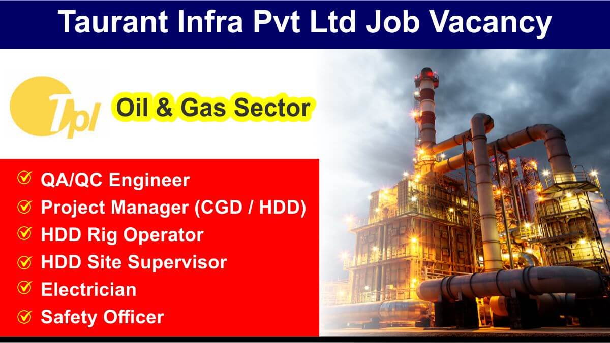 Taurant Infra Pvt Ltd Job Vacancy