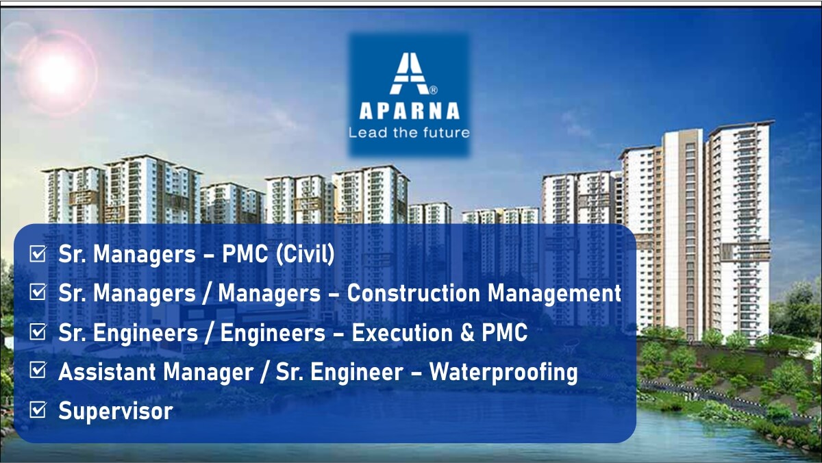 Aparna Constructions Hiring 2025