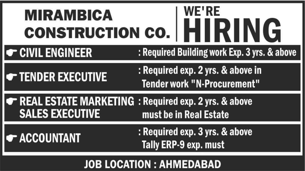 Mirambica Construction Co. Hiring 2025