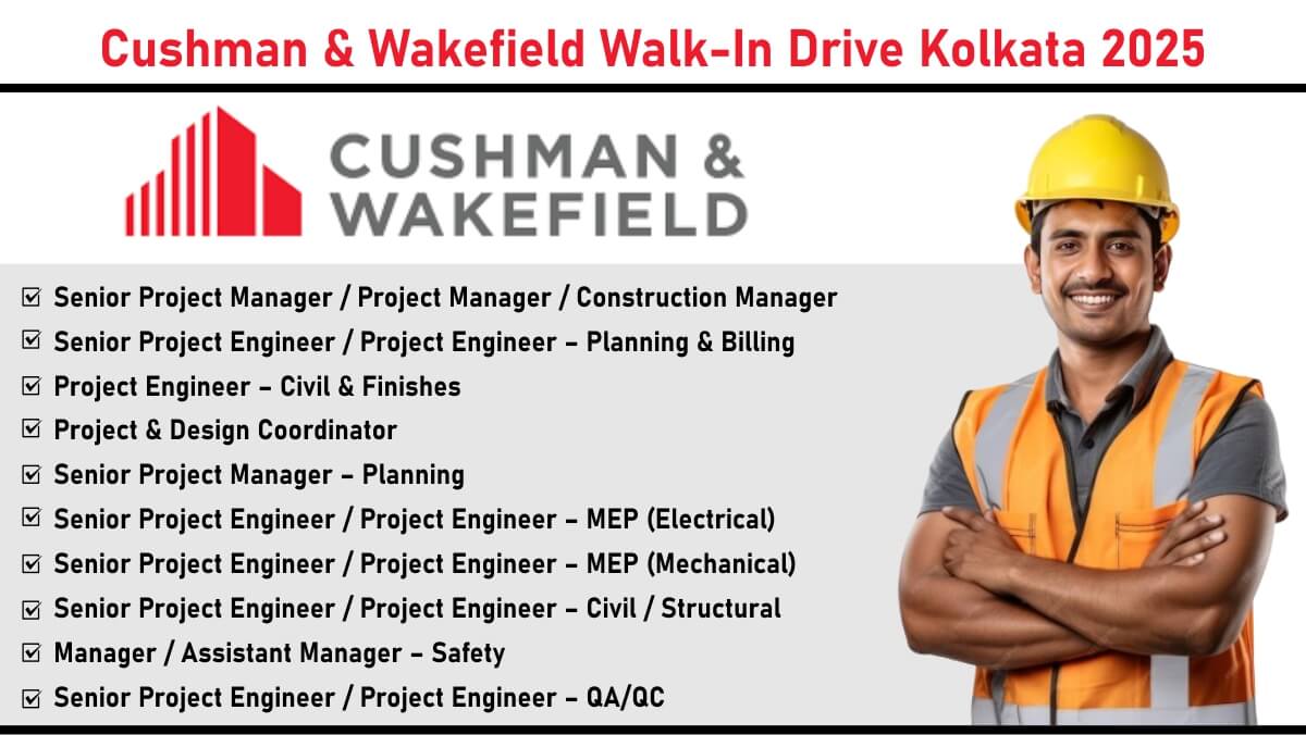 Cushman & Wakefield Walk-In Drive Kolkata 2025