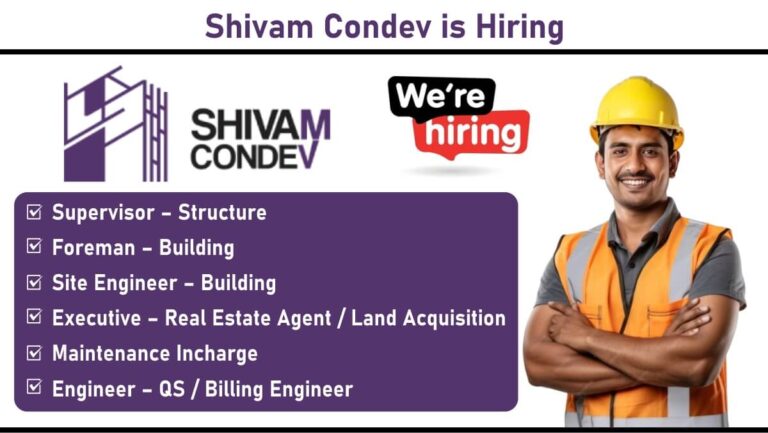 Patel Infrastructure Limited Vacancy