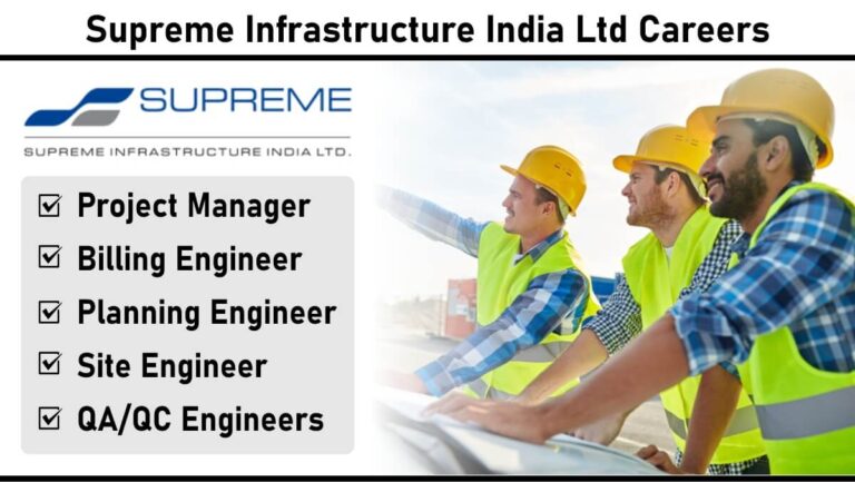 Patel Infrastructure Limited Vacancy