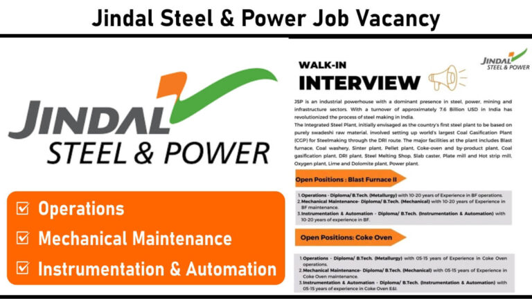 Patel Infrastructure Limited Vacancy