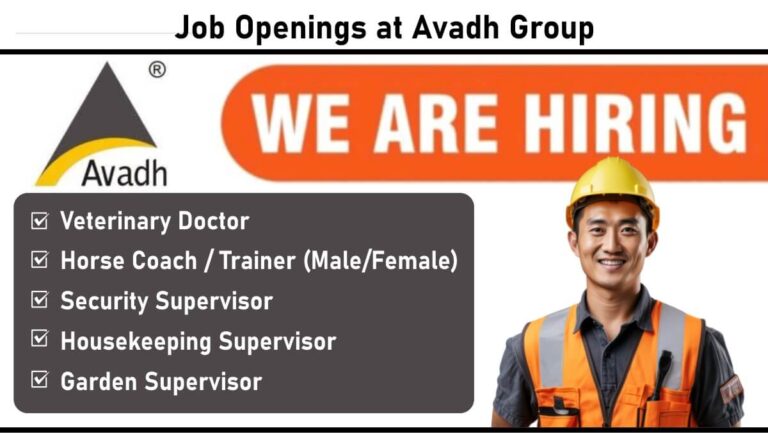 Job Openings at Avadh Group