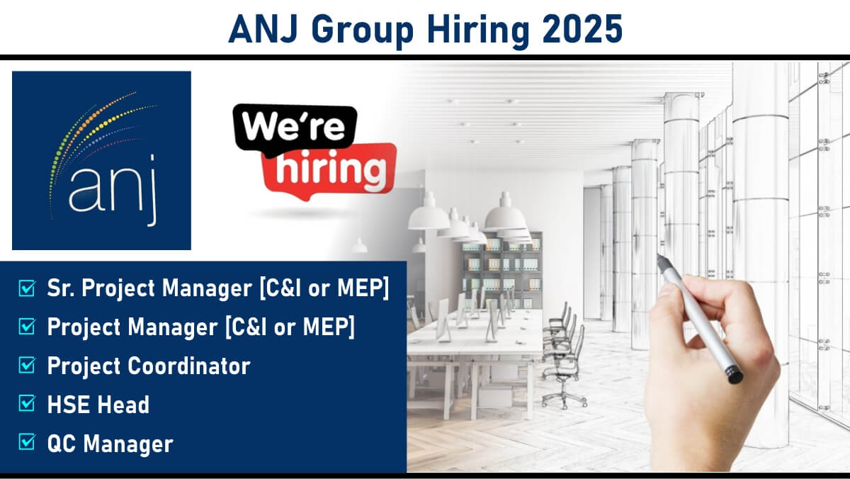ANJ Group Hiring 2025
