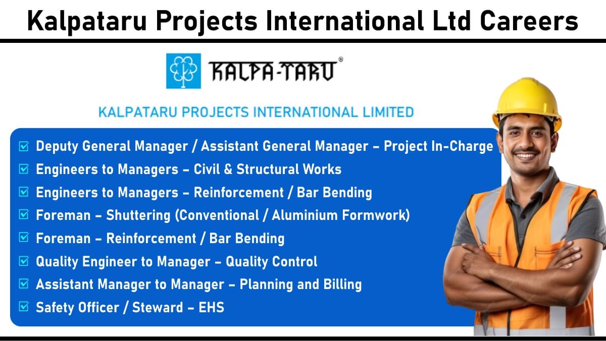 Kalpataru Projects International Ltd Careers