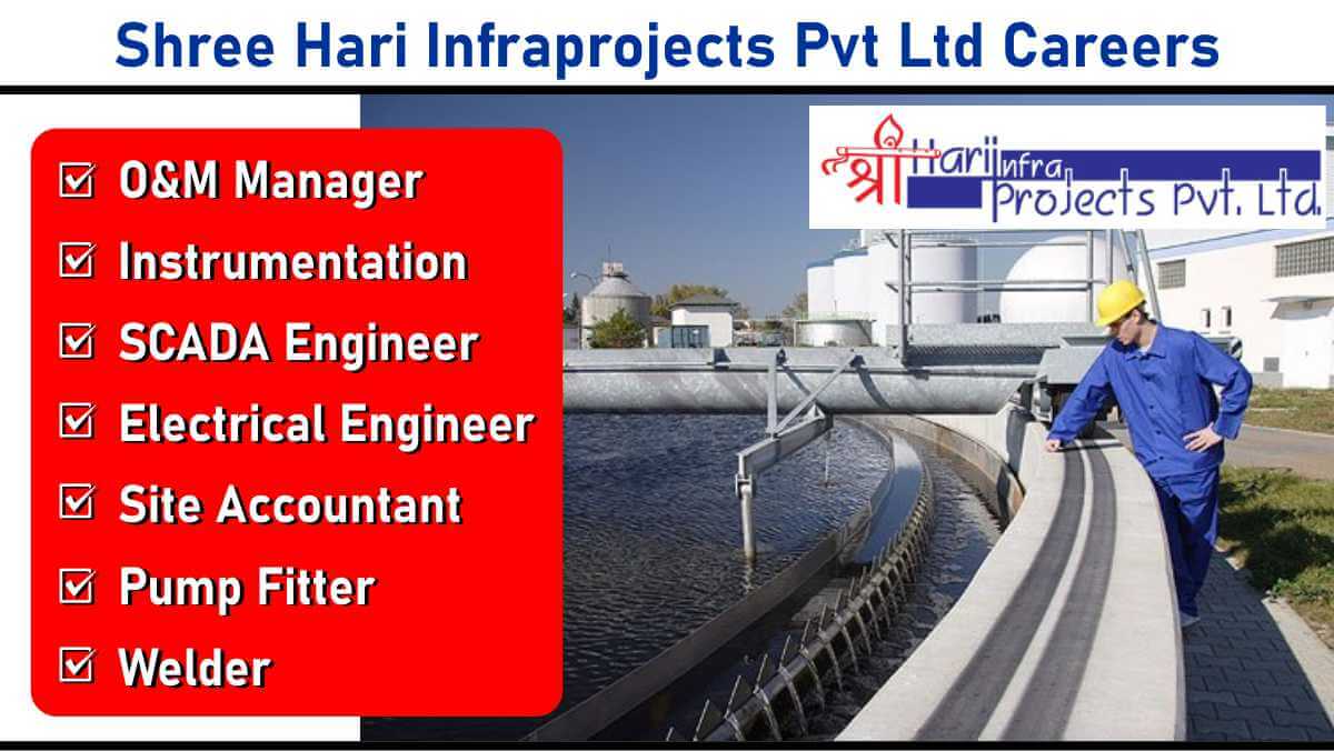 Shree Hari Infraprojects Pvt Ltd Careers: Recruitment for Drinking Water O&M Projects in Rajasthan | Apply Now