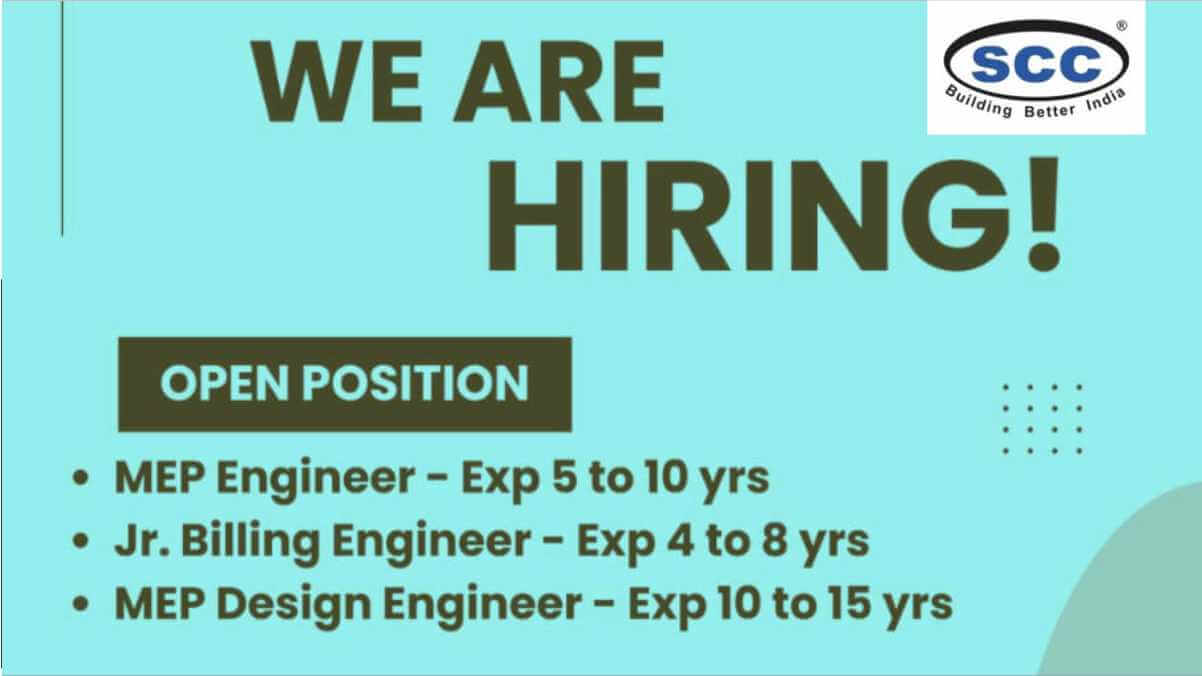 SCC Infrastructure hiring 2025