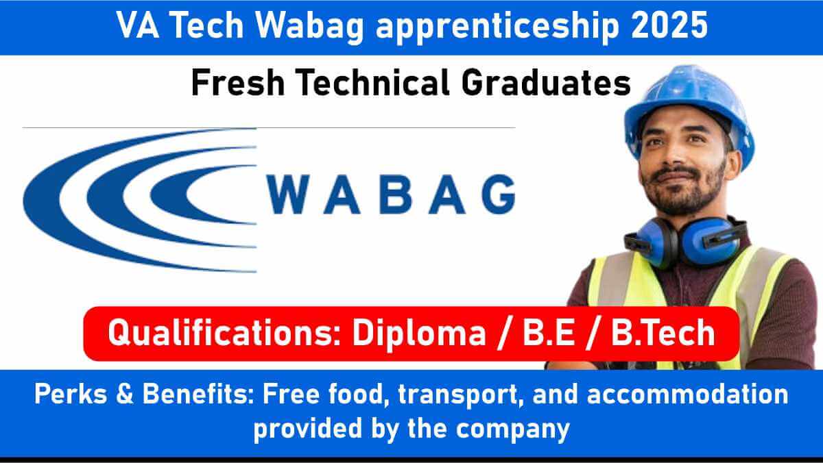 VA Tech Wabag apprenticeship 2025