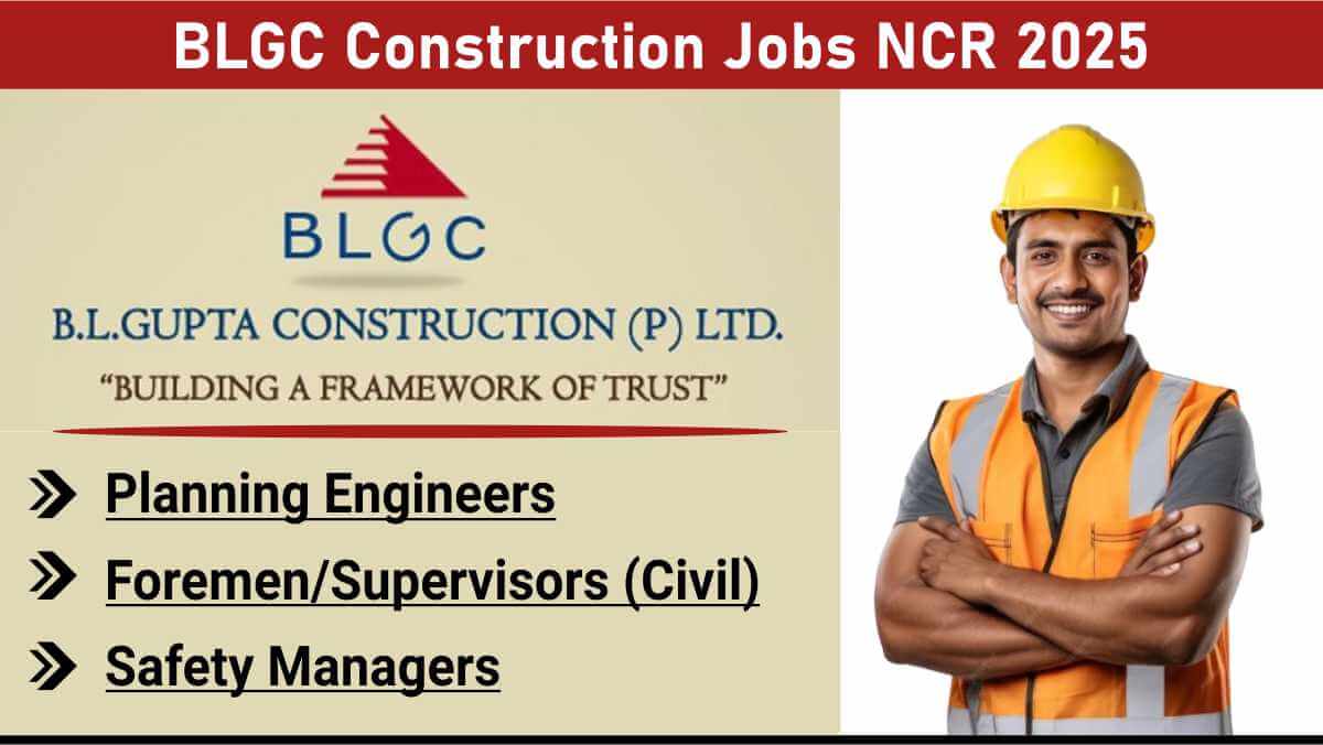 BLGC Construction Jobs NCR 2025
