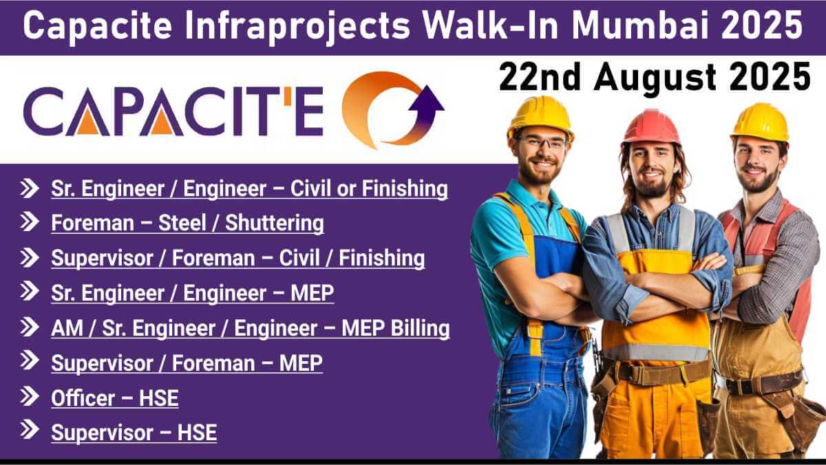 Capacite Infraprojects Walk-In Mumbai 2025