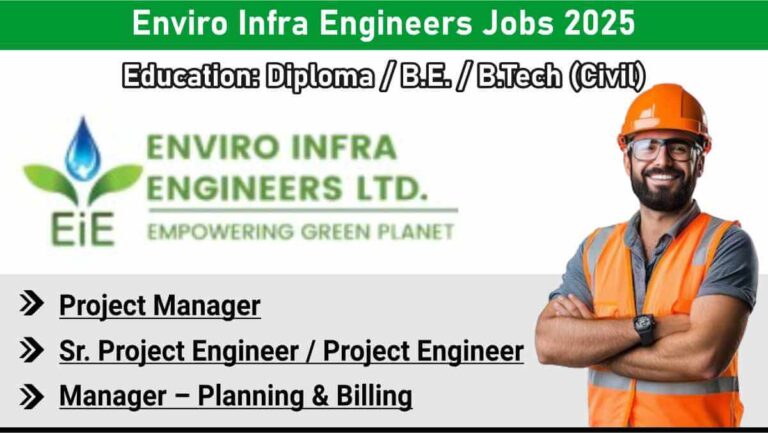 Enviro Infra Engineers Jobs 2025