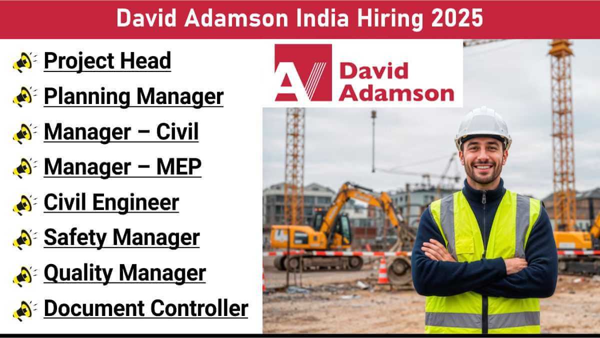 David Adamson India Hiring 2025