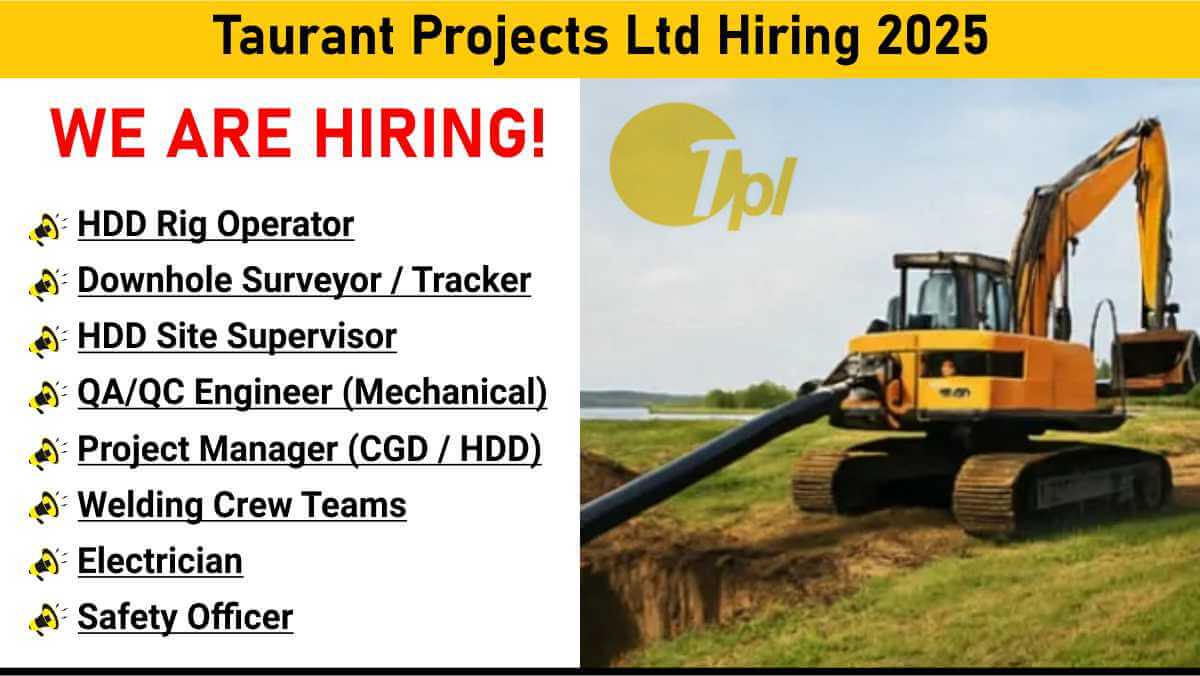 Taurant Projects Ltd Hiring 2025