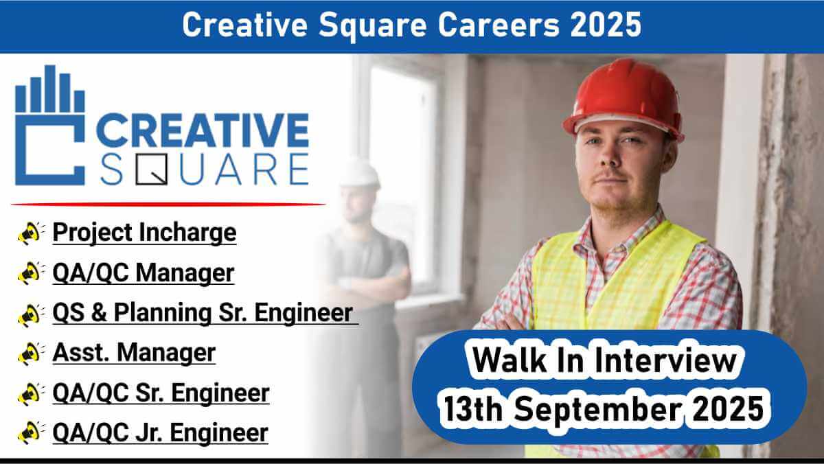 Creative Square Careers 2025 | Residential High-Rise Projects