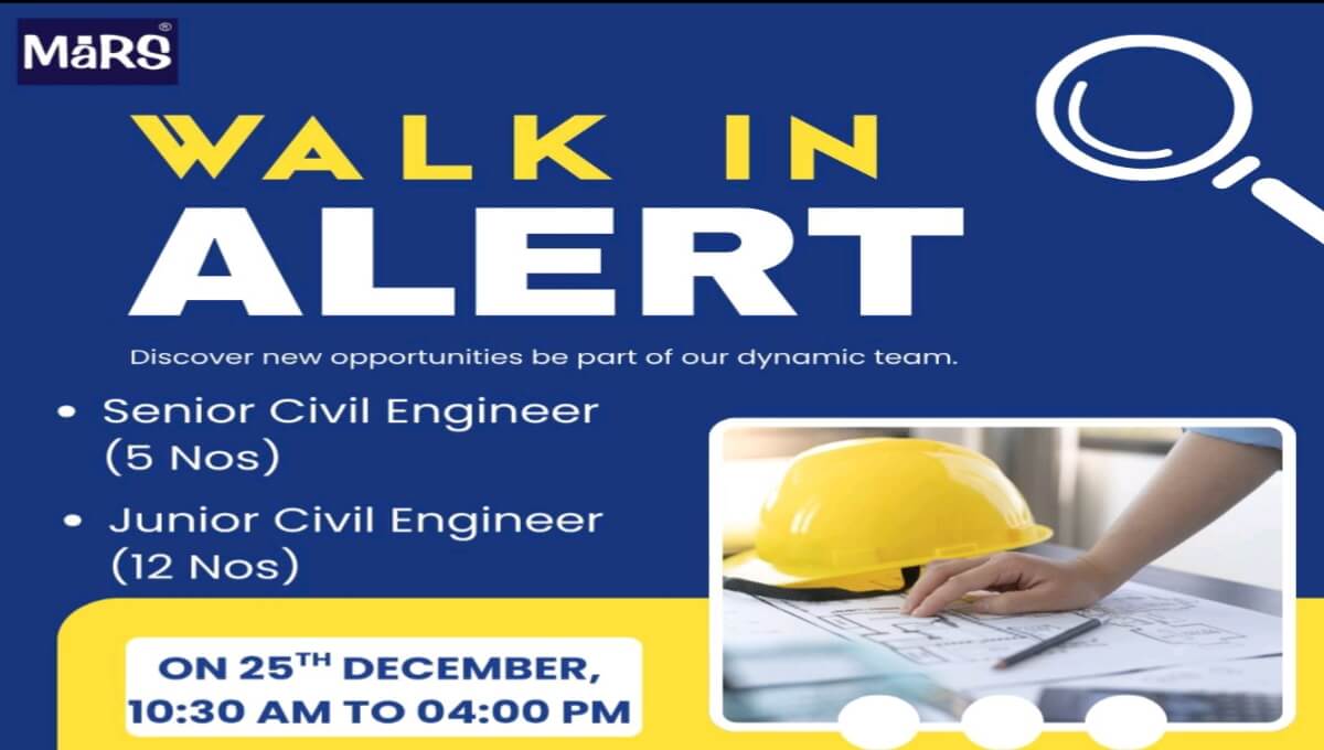 MaRS Planning & Engineering Walk In Interview