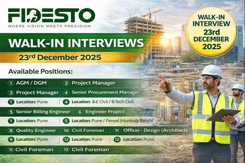 Fidesto Project Pvt Ltd Walk In Interview