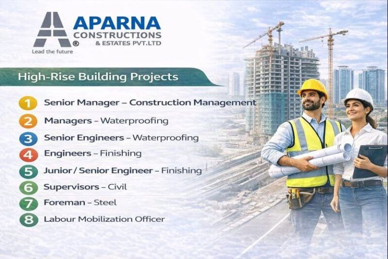 J Infratech Ltd Recruitment 2026