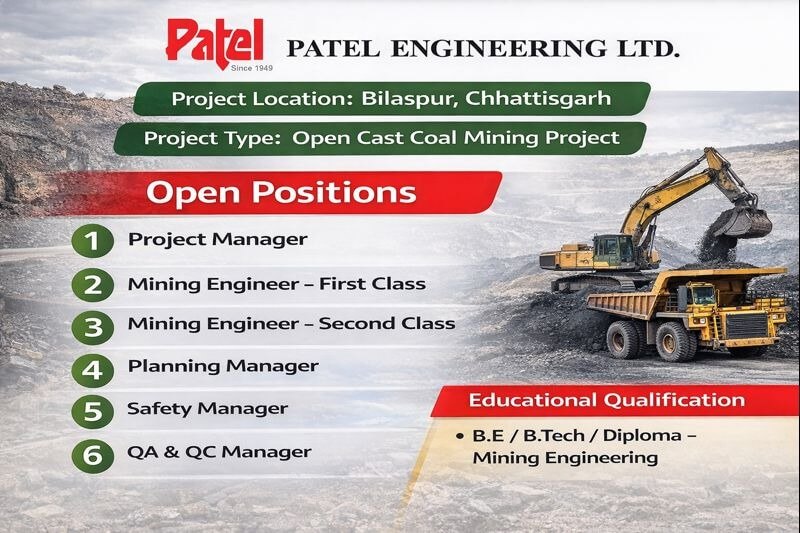 Patel Engineering Ltd Recruitment