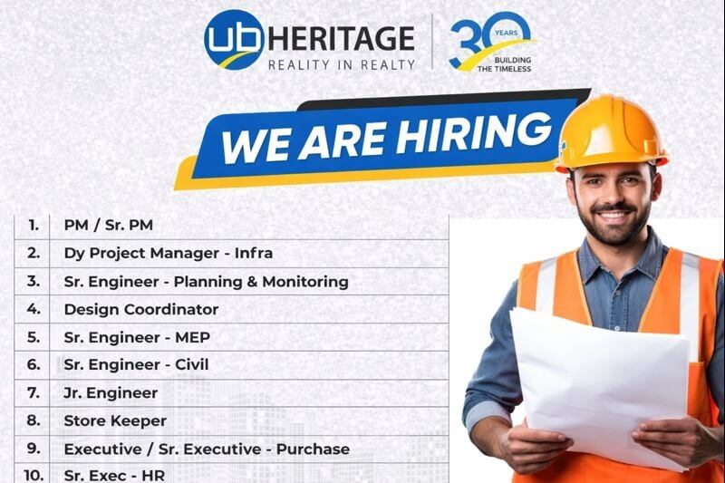 UB Heritage Group Vacancy