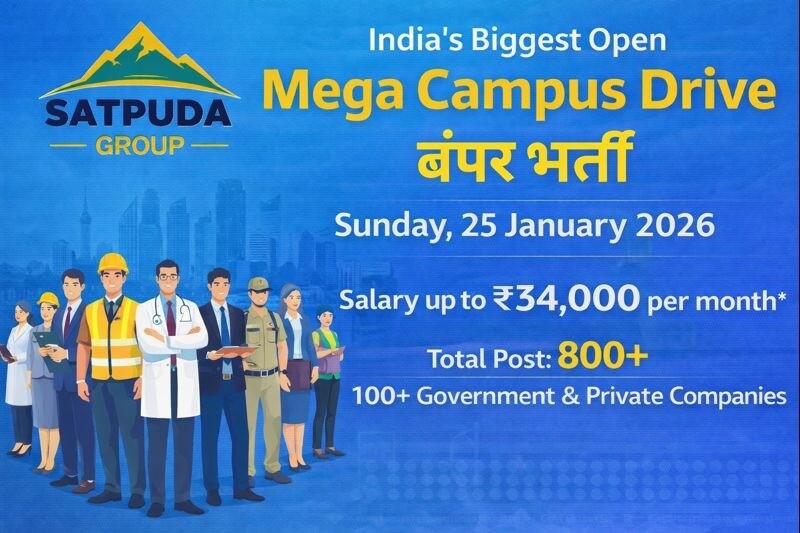 Satpuda Group India’s Biggest Open Mega Campus Drive 2026
