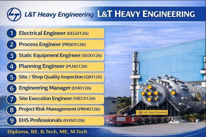 L&T Heavy Engineering Recruitment