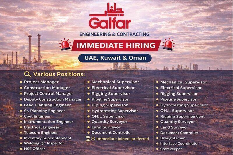 Galfar Engineering & Contracting Recruitment