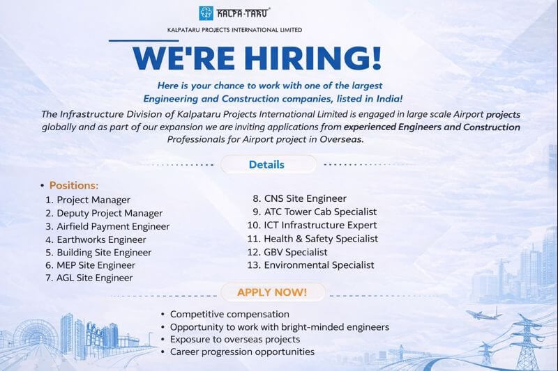 Kalpataru Projects International Limited Job