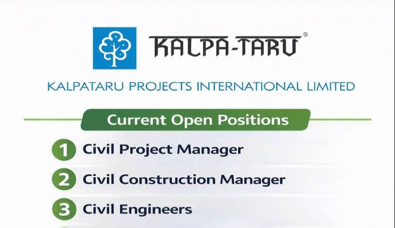 Kalpataru Projects International Ltd Recruitment