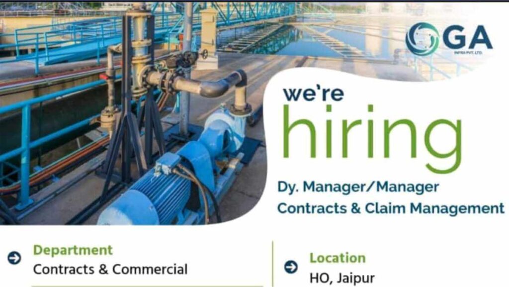 GA Infra Pvt Ltd Recruitment 2026