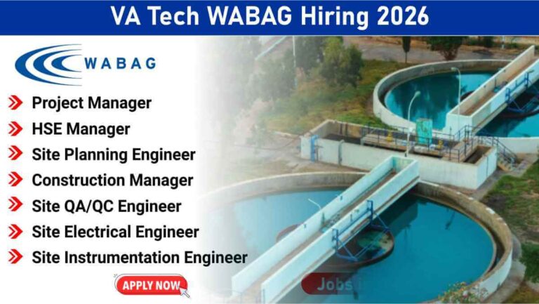 VA Tech WABAG Hiring 2026