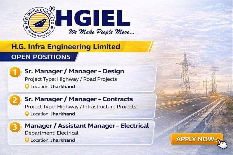 Abante Integrated Management Recruitment | Administration, Compliance, Safety, Housekeeping, Horticulture, Purchase, and Stores 2 Abante Integrated Management Recruitment HG Infra Engineering Limited Vacancy | Major Highway Project in Jharkhand