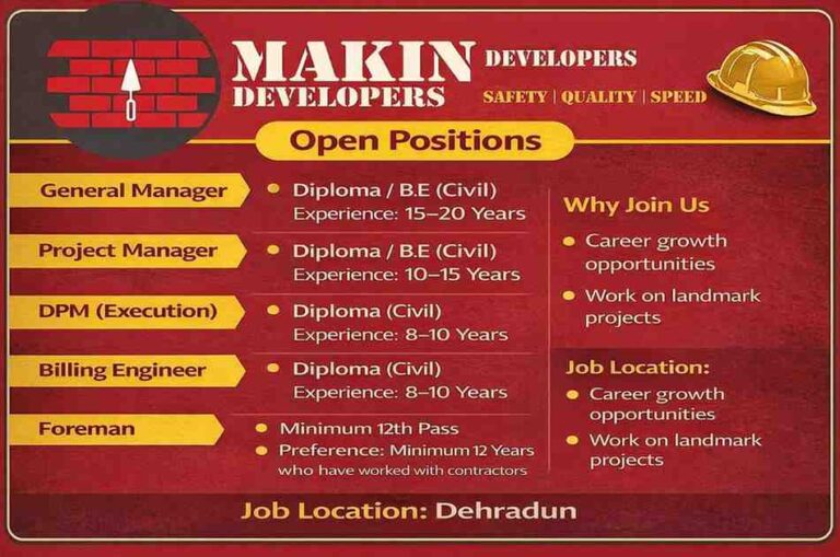 URC Construction Pvt Ltd Vacancy