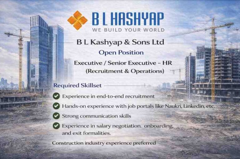 PSP Projects Limited Vacancy