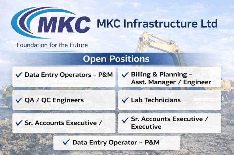 MKC Infrastructure Ltd Job