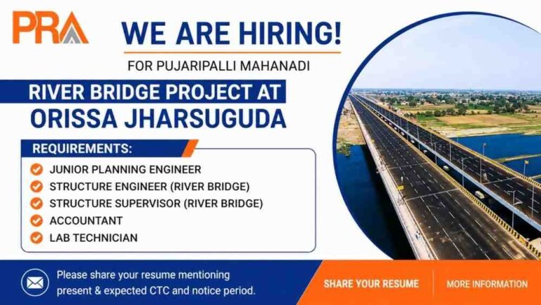 PRA India Private Limited Vacancy