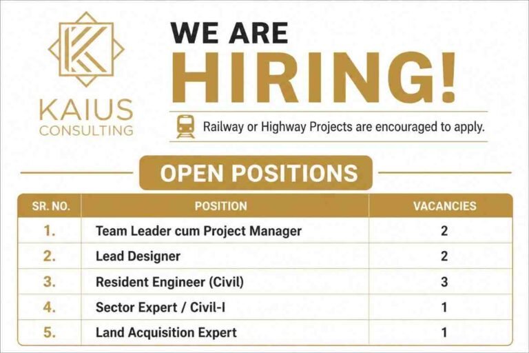 Aarvee Associates New Job Opening