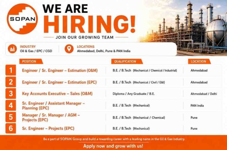 Sopan Group Hiring 2026