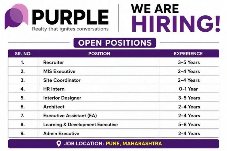 Purple Corp New Job Opening