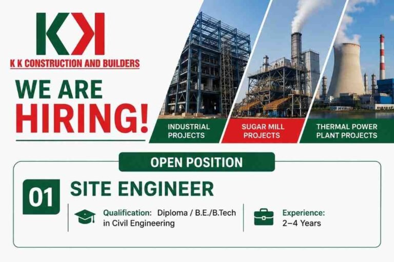 Sharad Constructions Recruitment 2026