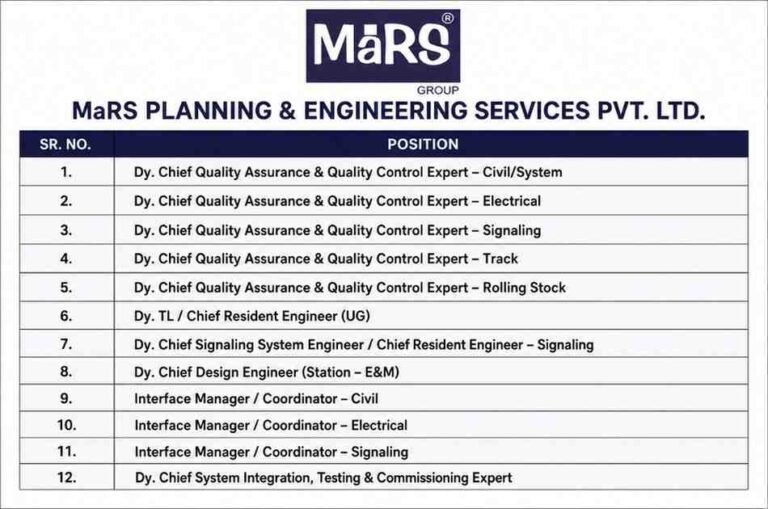 MaRS Planning & Engineering Services Recruitment