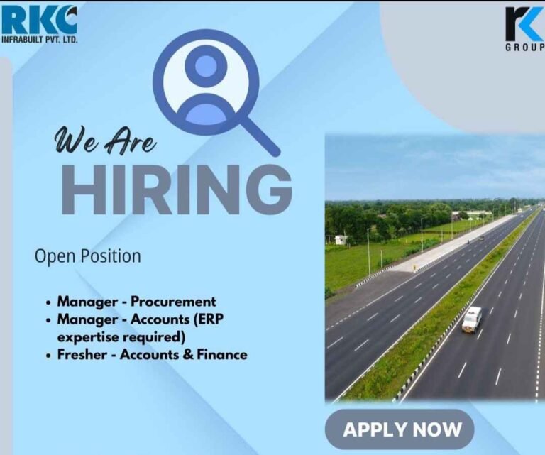 RKC Infrabuilt Recruitment