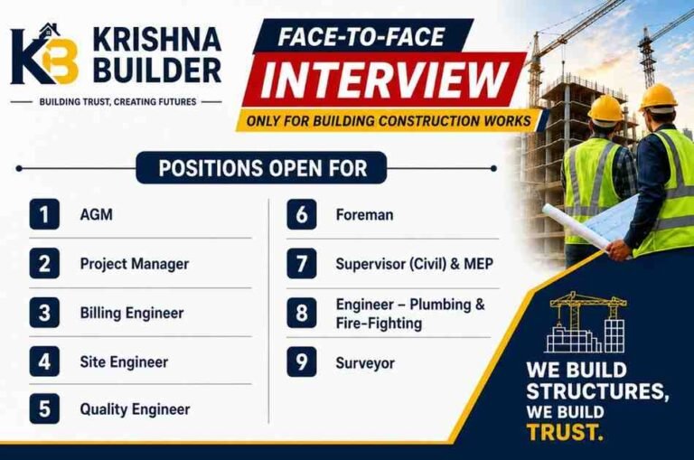 P&C Projects Private Limited Hiring Civil Engineering