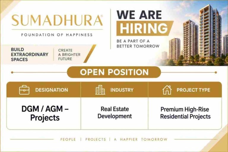 Siddha Group Recruitment 2026